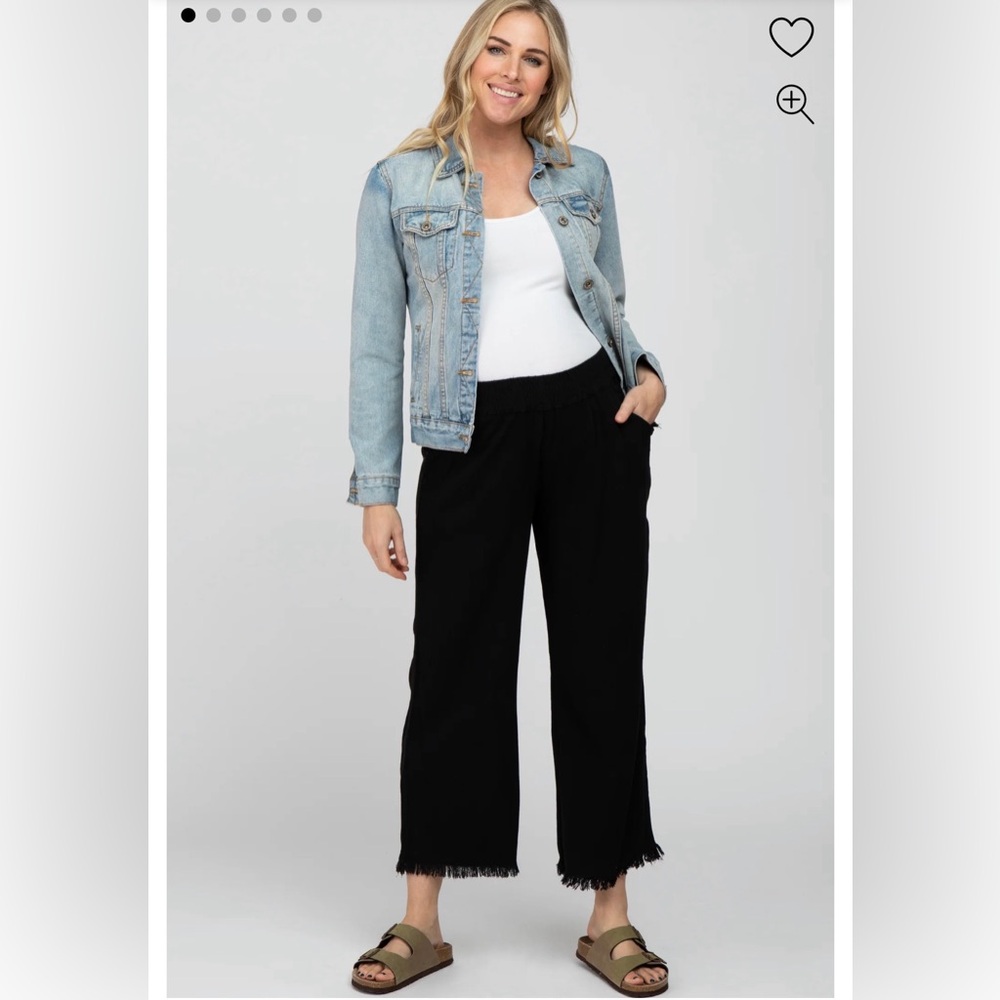 Black maternity pants